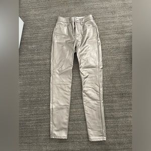 Express gold skinny fit pants
